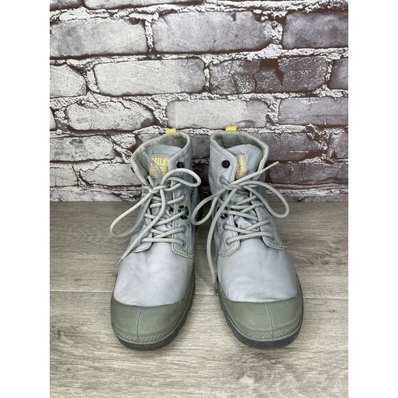 Palladium Pampa Travel Lite Slate Gray Combat Mesh Boots Men Sz 7M US/40EU W8.5M - Picture 12 of 16